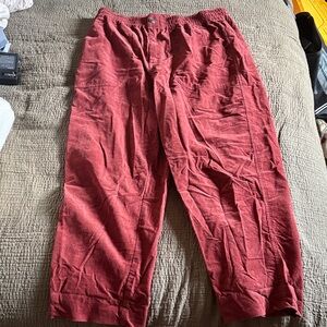 Madewell Burgundy Corduroy Pants
